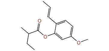 2-(1-E-Propenyl)-5-methoxyphenyl 2-methylbutyrate